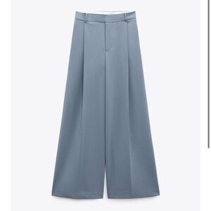 Zara Full Length Pleated Pants